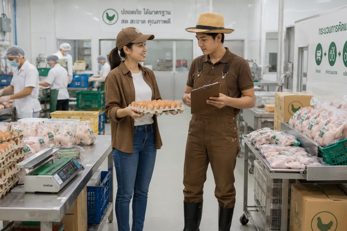 รีวิวขายผลผลิตไก่ การแปรรูปไก่ และเพิ่มมูลค่าผลผลิตจากฟาร์มไก่ ขายไก่.com