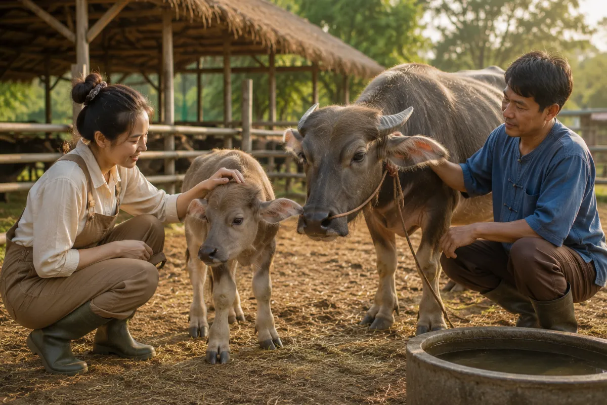 โปรโมทลูกควายจากฟาร์มควาย รีวิวสายเลือดและขายควายโดยเกษตรกรนักรีวิว ขายควาย.com โปรโมทฟาร์มขายควาย