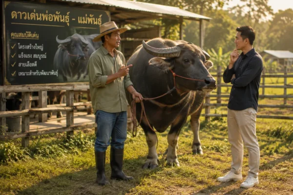 โปรโมทพ่อพันธุ์แม่พันธุ์ดาวเด่น รีวิวฟาร์มควายและขายควายโดยเกษตรกรนักรีวิว ขายควาย.com โปรโมทฟาร์มขายควาย